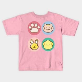 Cute Pets Kids T-Shirt